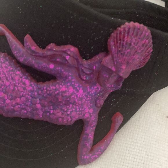 New Mermaid Visor New Handmade Mermaid Hat Pick your color. One if a kind - Picture 5 of 13